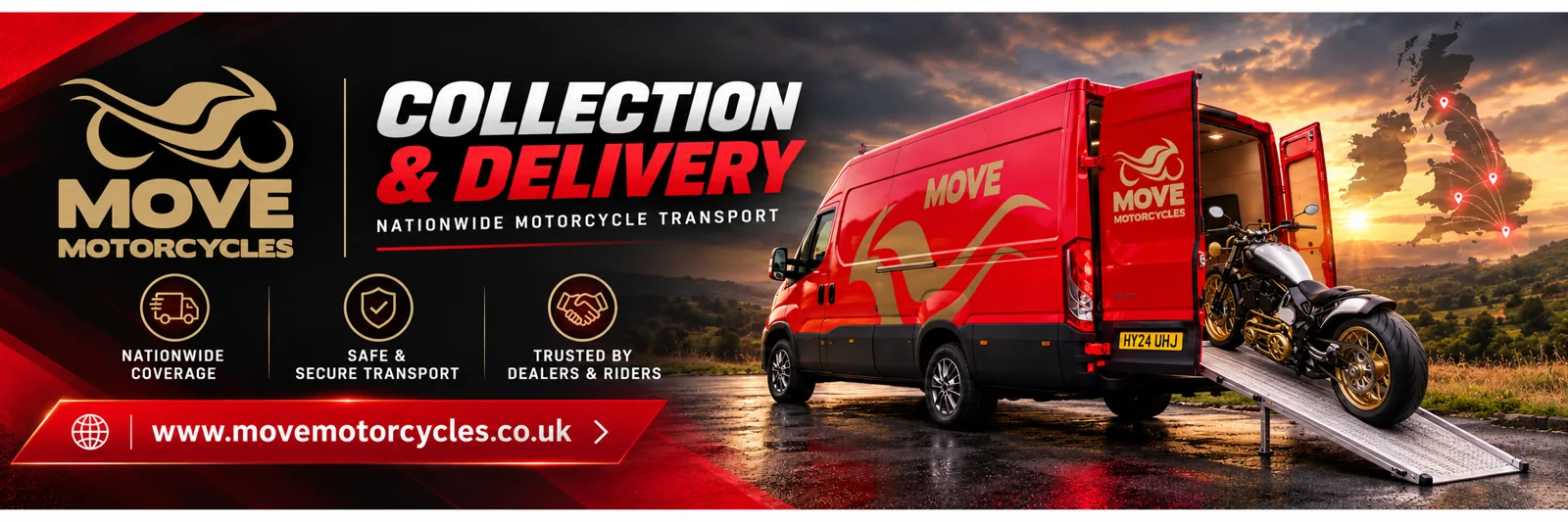 Move Motorcycles nationwide motorcycle collection and delivery