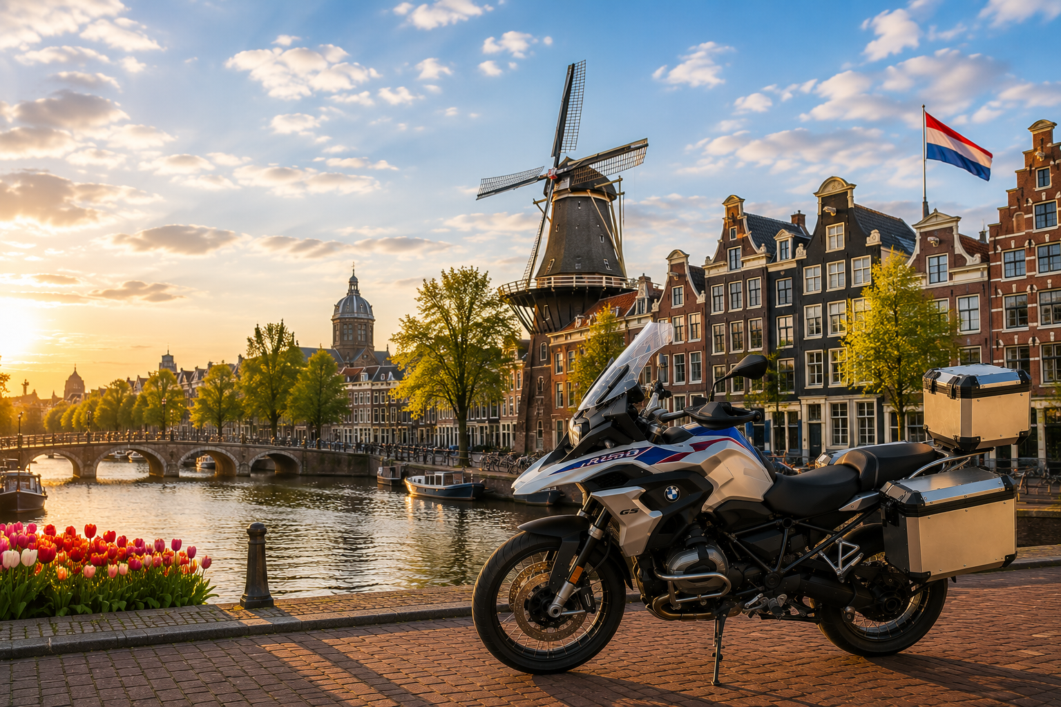 Motor voor een karakteristiek Nederlands landschap